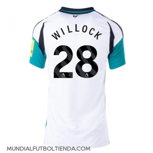 Camiseta Newcastle United Joe Willock #28 Segunda Equipación Replica 2024-25 para mujer mangas cortas